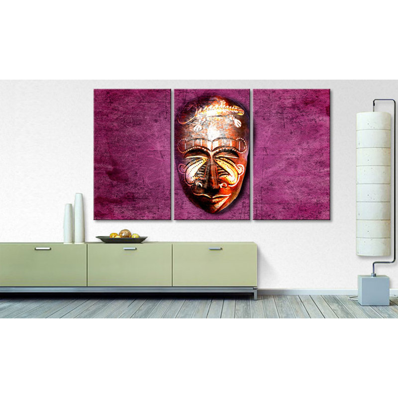 Afro Moment - Wrapped Canvas Print, 100 cm H x 180 cm W, 3-piece canvas set