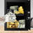 Digital Personal Security Safe Box with Programmable Keypad and Spare Keys, Fireproof Document Safe for Home Uses, Black