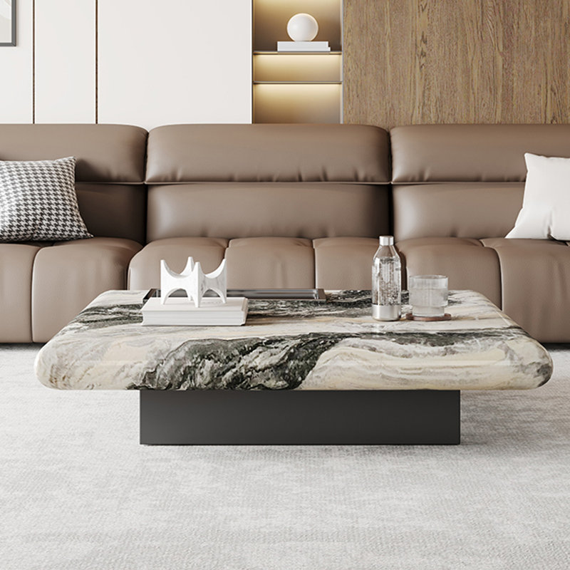 Table basse Minimalist, H 12,59 po x L 43,3 po x l 43,3 po