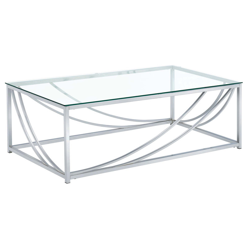Table basse avec pieds en métal