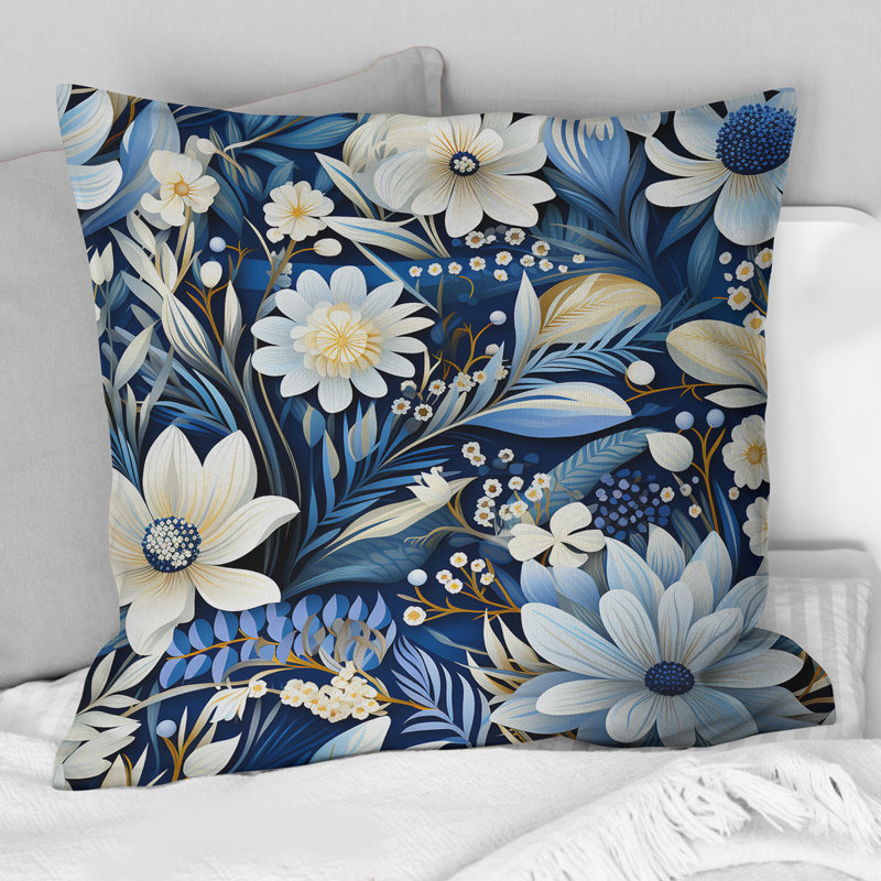 Coussin Coastal Flora And Fauna, H 18 po x l 18 po