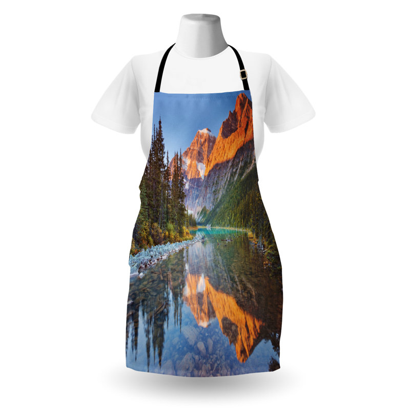 Multicolore, tablier East Urban Home Nature unisexe, montagnes canadiennes