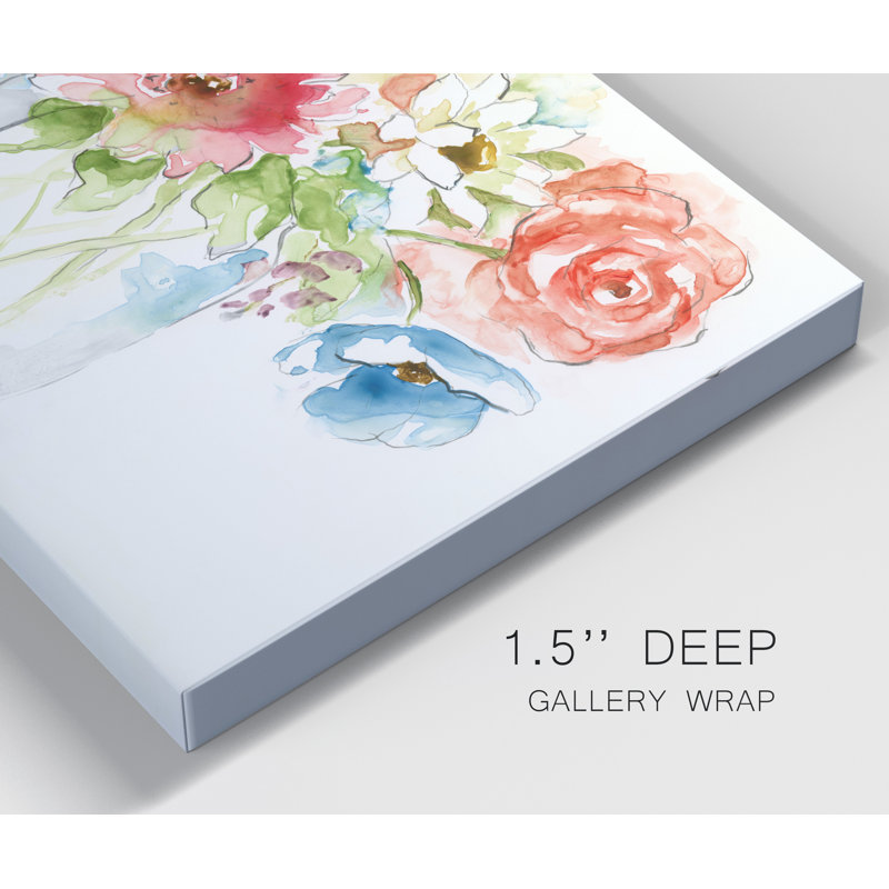 «Spring Joy» - reproduction d'art sur toile tendue, H 40 po x l 30 po x P 1 po