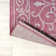 Halpert Vintage Filigree Textured Weave Fuchsia/Light Gray Indoor/Outdoor Rug