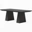 Bureau double caisson 63 po - Bureau moderne noir pour la maison et le bureau-777192530-777192531