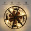 Ventilateur de plafond encastré 20 po avec luminaire et télécommande - style maison de campagne.-1787845032-1787845037