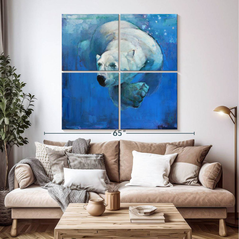 Brampt Deep Blue, 50" H x 50" W