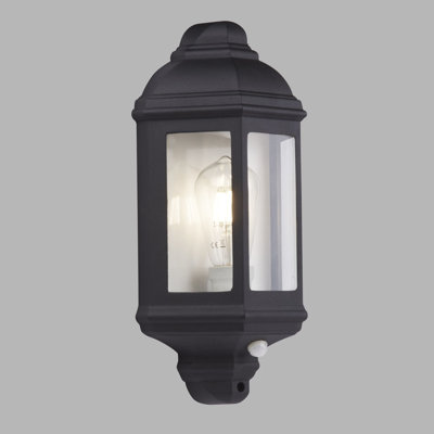 Aahil 36cm H Frosted Glass Outdoor Wall Lantern