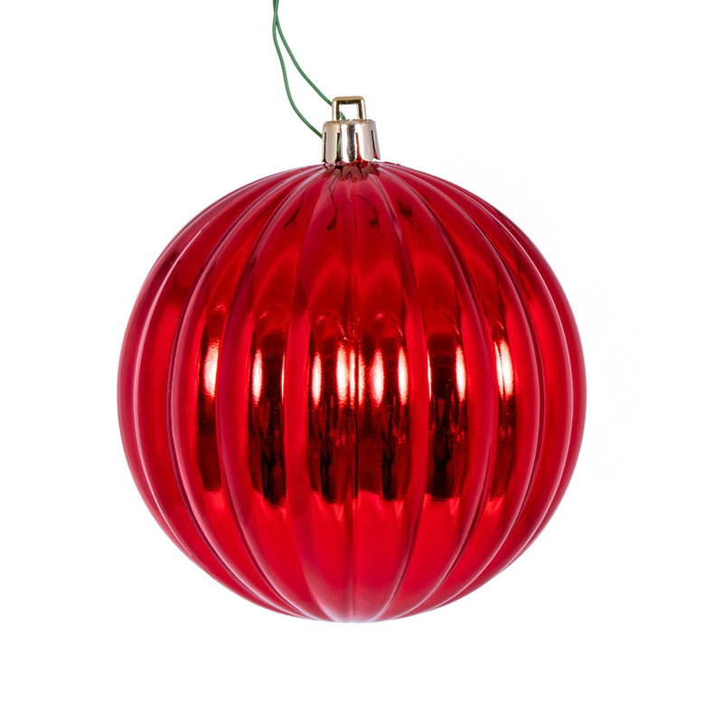 Ornement boule de Noël (ensemble de 6), Rouge