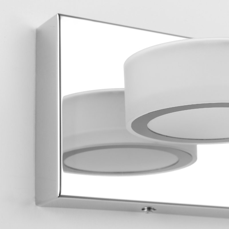 21 in. 3 Light Chrome LED Vanity Light Bar with Dimmable 5500K Light
