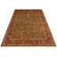 Tapis rouge / brun en laine noué à la main à motif oriental 9 pi 2 po x 12 pi 1 po Roby