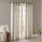 Fretwork Print Grommet Top Window Curtain Panel With Geometric Pattern And Light-Filtering Texture.-534900653-534900626