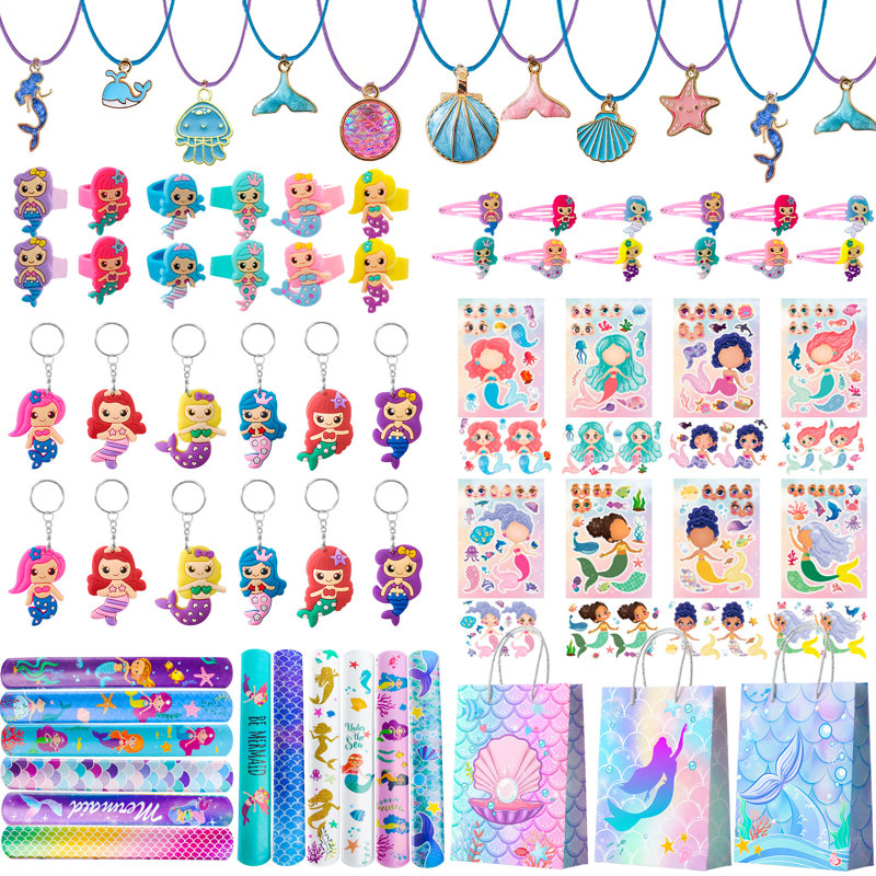 84pcs Mermaid Party Favors 