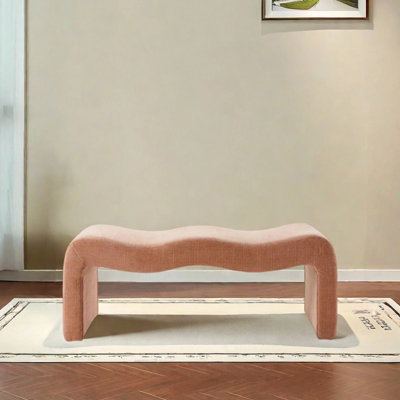 Banc en bois massif avec vestiaire et vestiaire rose