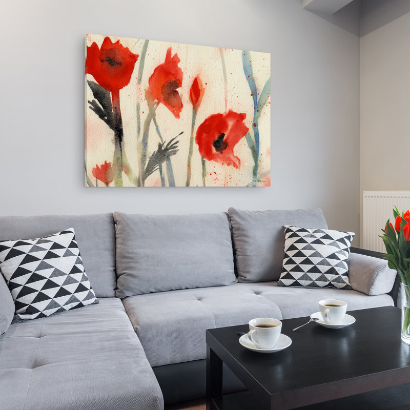 « pop », reproduction d’art sur toile tendue encadrée, H 26 po x l 32 po x P 2 po
