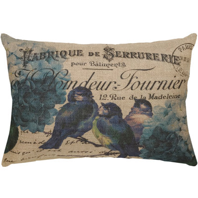 Zabala Birds Lumbar Pillow