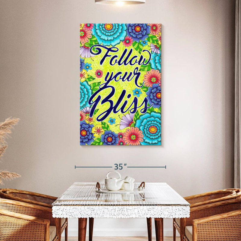Inspirational Quotes III, 48" H x 32" W