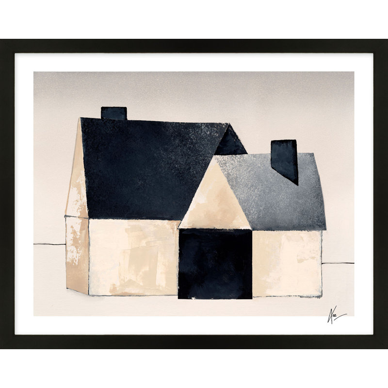 Urban Barn 2 Print by Lee Lessem, 24" H x 30" W x 1.25" D, Black