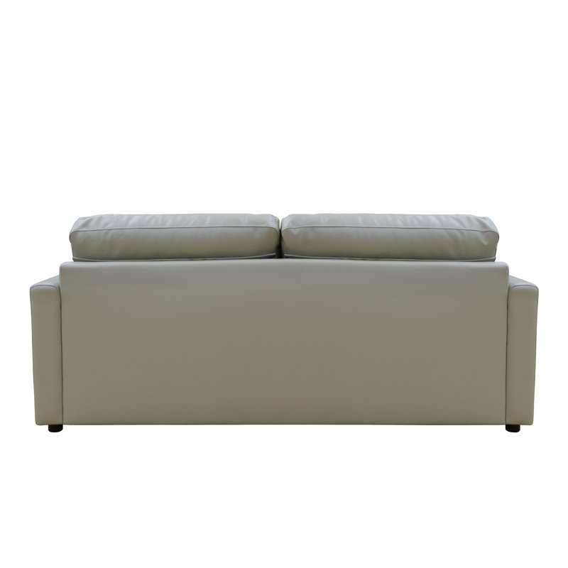 Fauteuil berçant Modern Taupe 3 - Apaisez et profitez du luxe avec un revêtement élégant