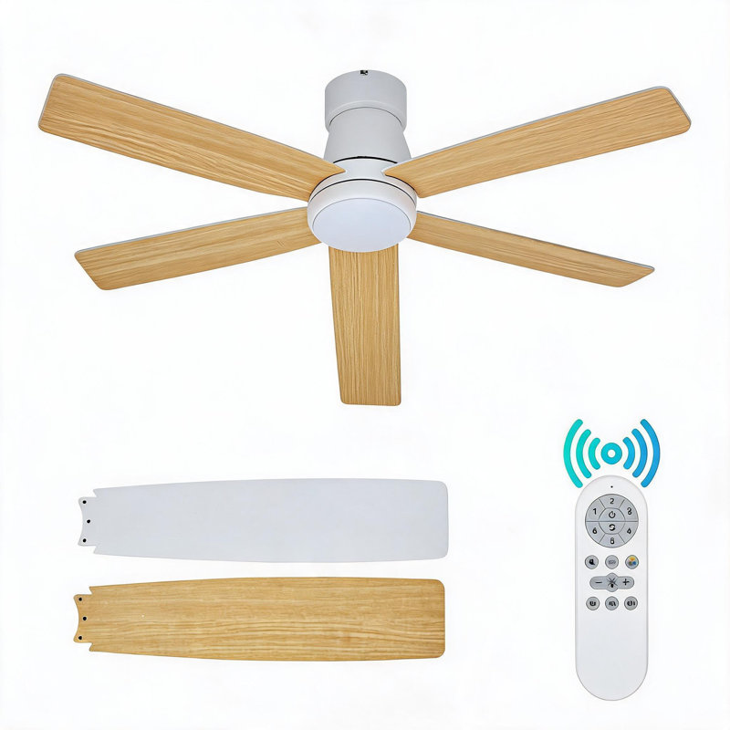 Ventilateur de plafond encastré 52 pouces 52 lumières