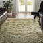 Tapis vert rustique en laine noué à la main Ceinture-500279403