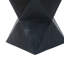 Table d'appoint en béton 14,25 po Prismatic Symmetry Black-638641150