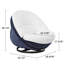 Chaise pivotante moderne rembourrée