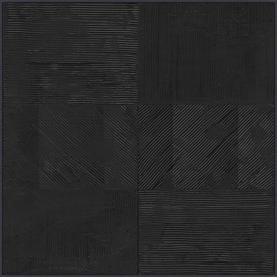 Thom Filicia " Black Strie Grid " by Thom Filicia Painting Print