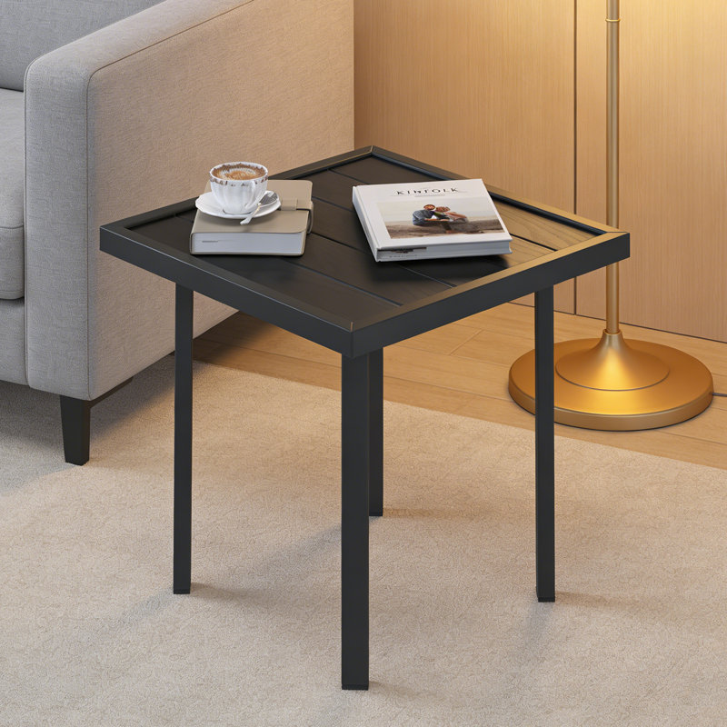 Table d'appoint carrée pour l'extérieur