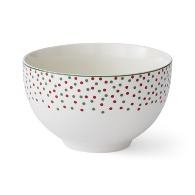 Spode Christmas Tree Polka Dot Rice Bowl