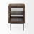 24" Brown Solid Wood Square End Table-1582006235