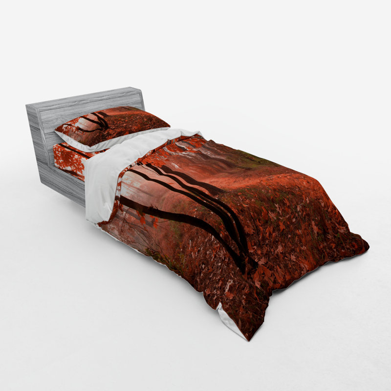Rustic Polyester Duvet Cover, Twin XL Duvet Cover + 2 Additional Pieces