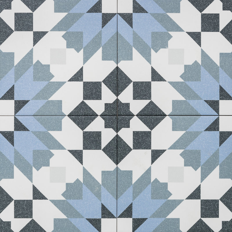 Garden Peony 8" x 8" Porcelain Wall & Floor Tile