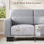 Canapé rembourré moderne avec support lombaire pour salon, appartement, bureau-g-1183306928
