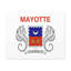 «Mayotte Country Flag» sur toile-1962516772