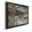 Train de Noël - reproduction d'art sur toile-520652846-520652838