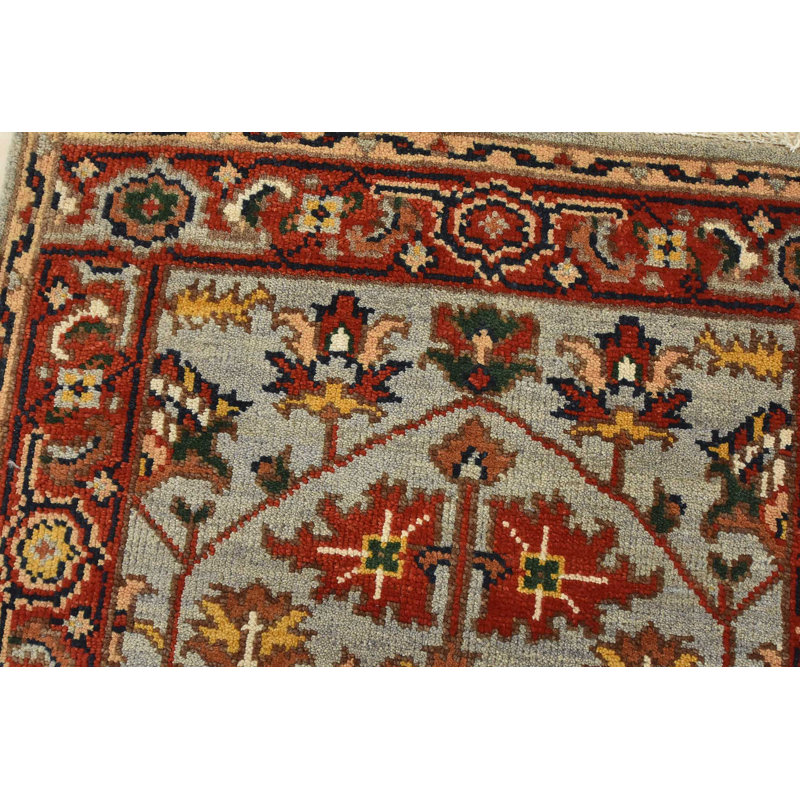 Tapis unique gris de 3 pi x 4 pi 11 po