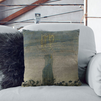 Sun Passing Virgo Square Throw Cushion