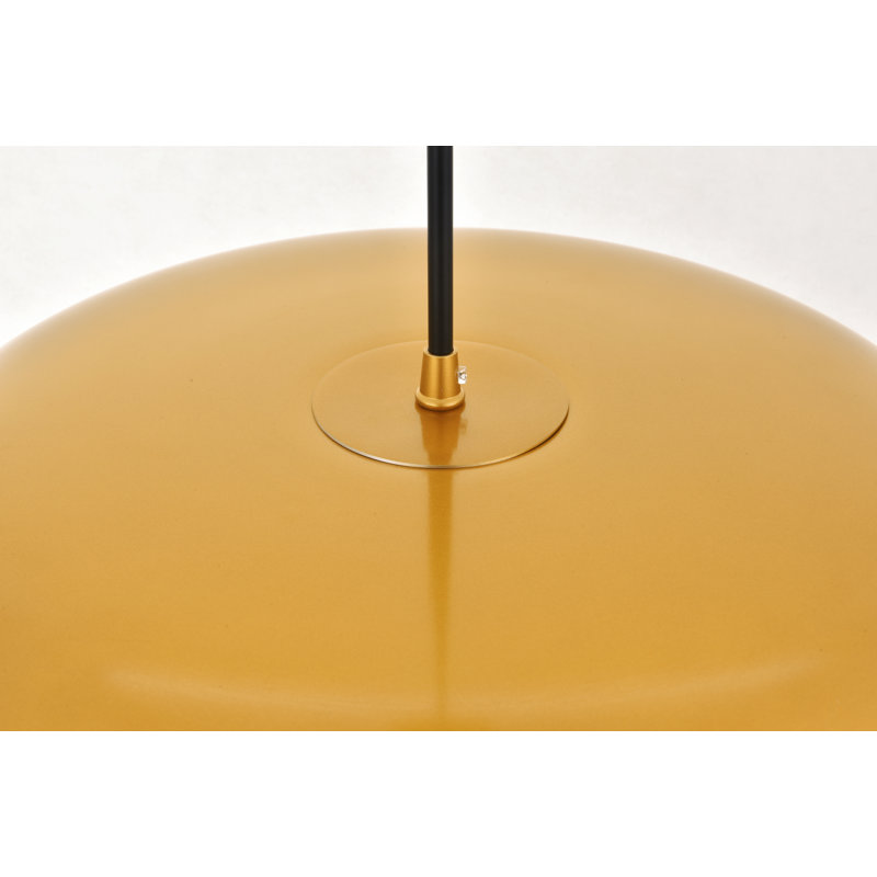 Brisbin 1 - Light Single Pendant, Satin Gold