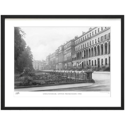 Cheltenham, Upper Promenade 1901 by Francis Frith - Single Picture Frame Print