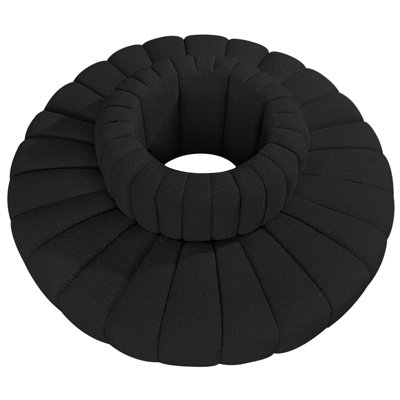 Hite Upholstered Curved Sectional Reversible