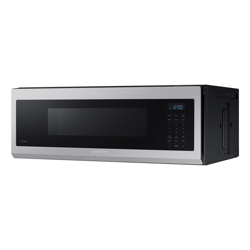 Samsung 1.1 cu. ft. Smart Slim Over-the-Range Microwave with 400 CFM Hood Ventilation with Wi-Fi, Stainless Steel