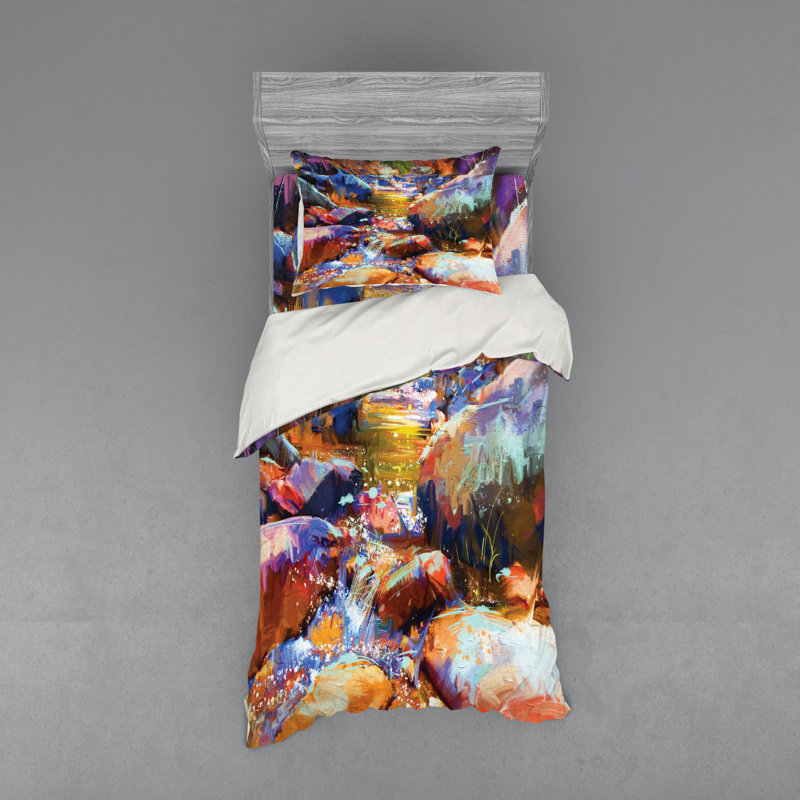 Rustic Polyester Duvet Cover, Twin Duvet Cover + 2 Additional Pieces