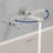 Premium Metal Shower Faucets & Systems, Modern Brushed Nickel Design For Bathrooms