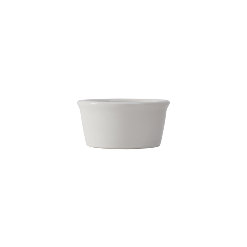 Tuxton Duratux Round Ceramic 48 Piece Ramekin / Soufflé Dish Bakeware Set