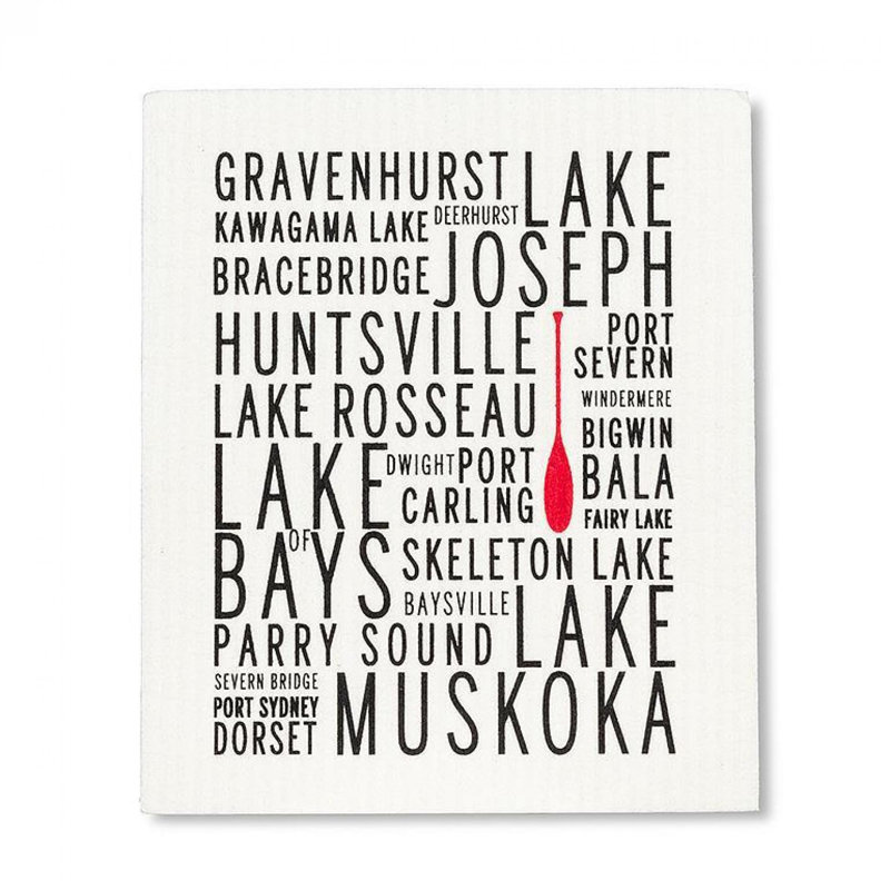 Ensemble de 2 torchons Muskoka Lakes