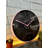 Elegant Decorative Wall Clock, Pink, 11.8 x 11.8 x 1.8 inches | 100% Plastic with Real Glass Cover | Stylish Timepiece for Home Décor, Unique Gift Idea for Any Occasion, Perfect for Living Room & Bedroom-105527113
