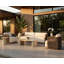 SAVINAH COFFEE TABLE - TRAVERTINE LOOK - NATURAL
