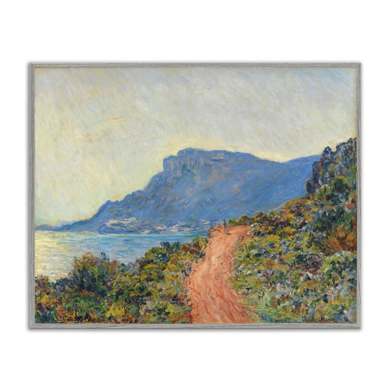 Art classique, art numérique sur paysage montagnard de Monet par one1000paintings, Estampe numérique Farmhouse