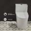 Toilette allongée une pièce à double chasse Arles 1,1 / 1,6 GPF Arles